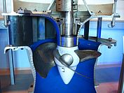 Kaplanova turbína - celek1 (Technické muzeum Brno)